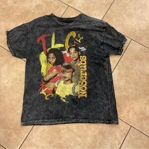 TLC Unisex Graphic Tee - Black and Yellow